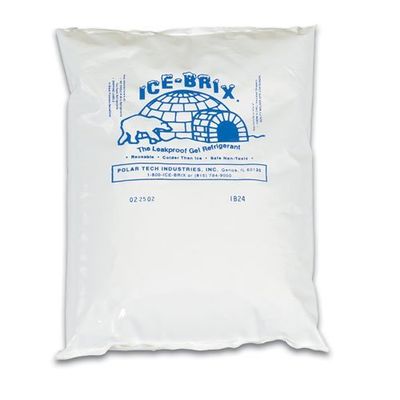 8 x 6 x 1 1/4" - 24 oz. Ice-Brix Cold Packs