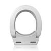 Maddak Inc. Maddak 72571-1005 Ableware Hinged Elevated Toilet Seat, Elongated, white view 2