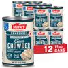 Snow's Condensed New England Clam Chowder, 15 oz Can (Pack of 12) - 4g Protein per Serving - Authentic New England Style Recipe view 1