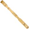 BambooMN 4 Pieces 17 Inch Bamboo Backscratcher Knobby Massage Roller Handle Plus Free Travel Size Back Scratcher for Itching Relief, 100% Bamboo view 1