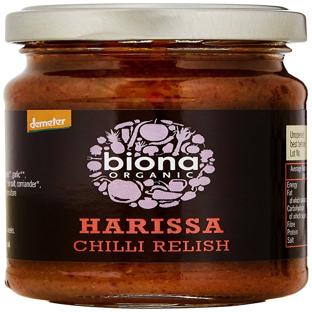 Biona Organic - Harissa Chilli Relish - 125g (Case of 6)