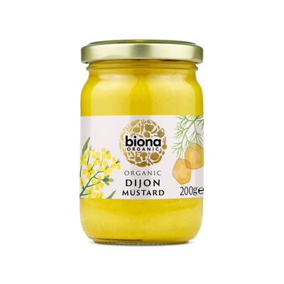 Biona Organic Dijon Mustard 200 g (Pack of 6)
