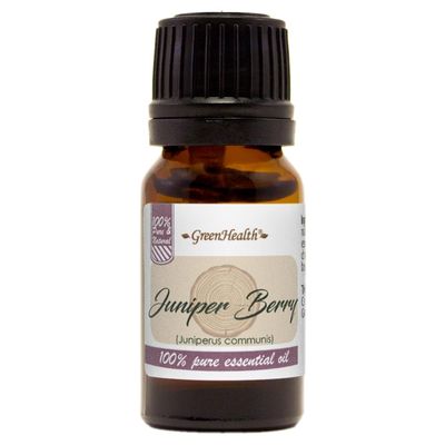 100% Pure Essential Oil- 10ml (30 Oils) by Greenals (Juniper Berry)