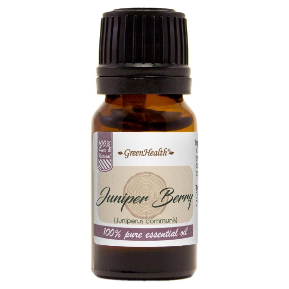 100% Pure Essential Oil- 10ml (30 Oils) by Greenals (Juniper Berry)