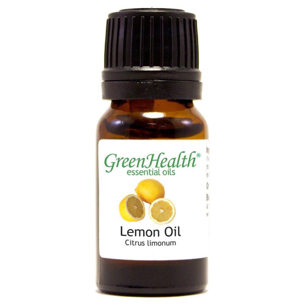 100% Pure Essential Oil - 10ml (30 Oils) by Greenals (Lemon)