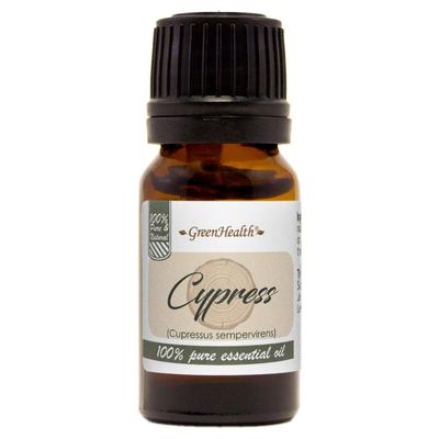 100% Pure Essential Oil- 10ml (30 Oils) by Greenals (Cypress)