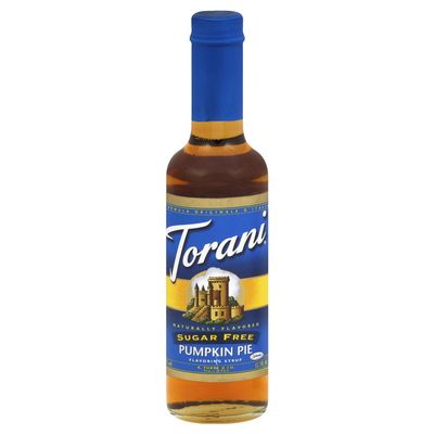 Torani Sugar-Free Pumpkin Pie Coffee Syrup, 12.7 Ounce (1 Bottle)