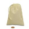 Paper Mart Cream Velour Jewelry Bags | Quantity: 25 | Width: 3" view 1