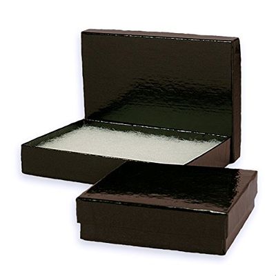Black Glossy Jewelry Box 3-1/16" X 2 1/8" | Quantity: 100