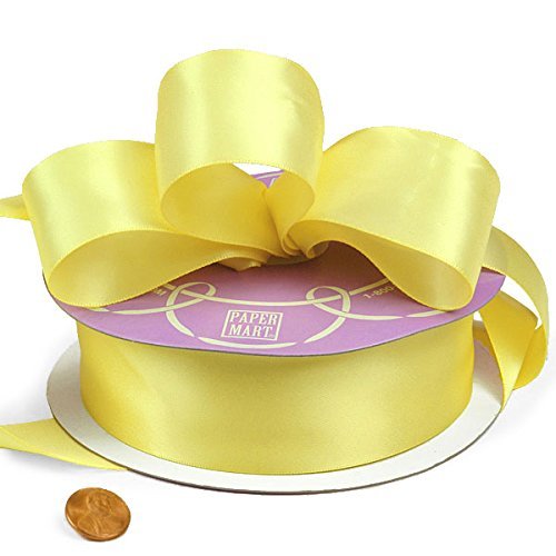 Baby Maize Single Face Satin Ribbon 7/8" X 100 Yards