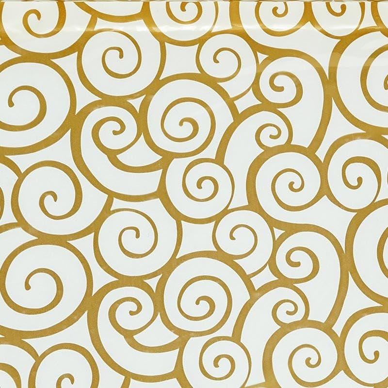 Paper Mart Gold Euro Swirl Cello Sheets 18" X 30" | Quantity: 100