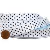 5/8" X 25 Yards White/Black Polka Dots Grosgrain Ribbon view 1