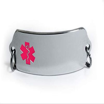 Anti-COAGULANTS Medical ID Alert Tag with Embossed Emblem from Stainless Steel.