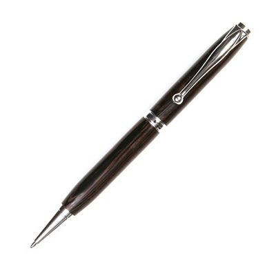 Lanier Pens Comfort Twist Pen - Rhodium - Wenga