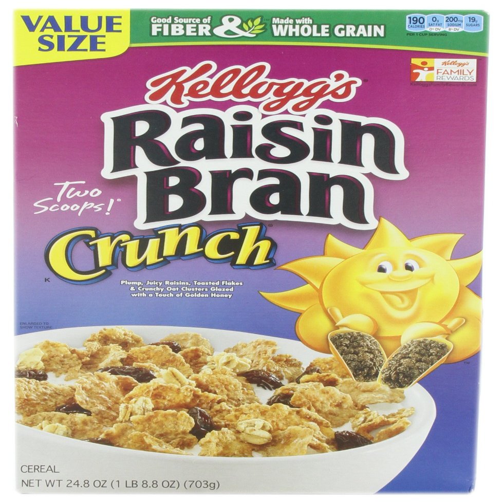 Kellogg's Raisin Bran Crunch 24.8-ounce (Pack of 2)
