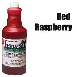 1 qt Red Raspberry Snow Cone Syrup Concentrate