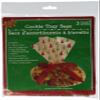 Cellophane Christmas Cookie Tray Bags 3 Count 15.5 in. x 19 in. with Ribbons and Tags Varied Designs view 1