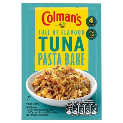 Original Colman's Tuna Pasta Bake Recipe Mix Imported From The UK England The Best British Recipe Mix