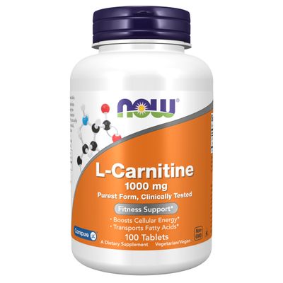 NOW Foods: L-Carnitine Fitness Support 1000mg, 100 tabs