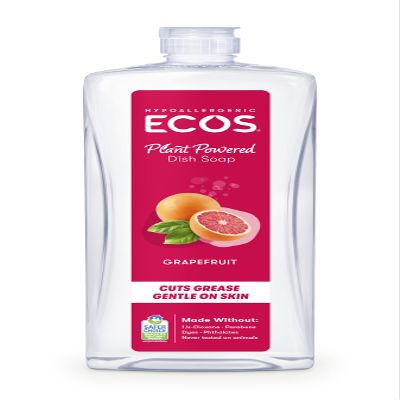 Earth Friendly Products Dishwashing Liquid, Natural Grapefruit, 25 Ounces, Orange (PL972212)