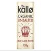 Kallo Fairtrade Organic Thin Slice Rice Cakes - Unsalted (130g) - Pack of 6 view 1