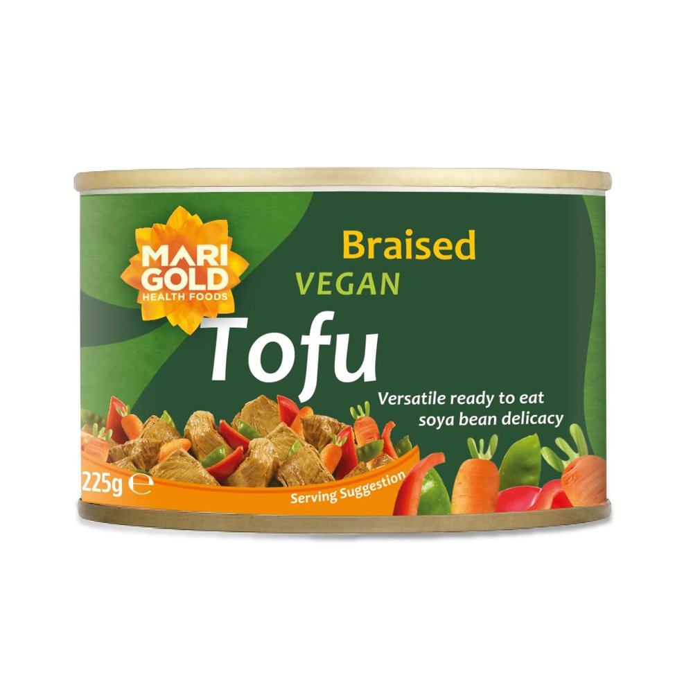 Marigold Marigold Braised Tofu 225 g (Pack of 4)