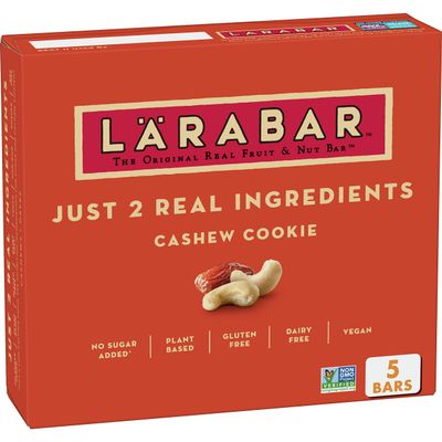 Larabar Fruit and Nut Bars Cashew Cookie, 8.5 oz (Pack of 5)