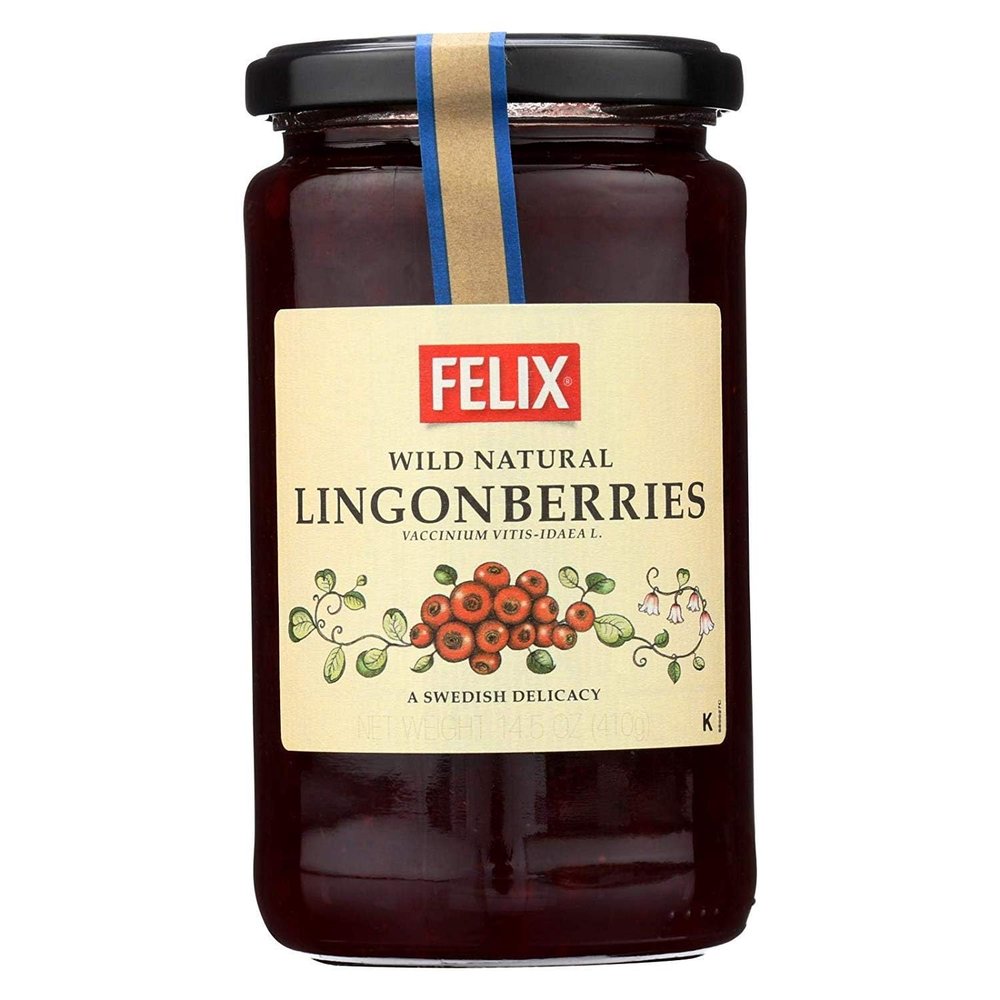 Felix Wild Lingonberries Spread, 14.5 Ounce (Pack of 8)