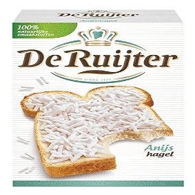 De Ruijter Anise Sprinkles (Anijs Hagel), 300 Gr (10.6 Oz), 1 Box