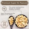 Virginia Diner Unsalted Virginia Peanuts - XL Gourmet Natural Peanuts Non-GMO, Preservative Free Gifts from Virginia Diner Since 1929-36 Oz Can view 2