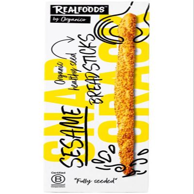 Organico Organic Sesame Grissini 120g - 8 Pack