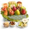 A Gift Inside Classic Fresh Fruit Basket Gift with Crackers, Cheese and Nuts for Holiday, Thank You, Birthday, Get Well, Anniversary, Corporate view 2
