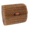 BambooMN Granulated Bamboo Charcoal Odor Absorber Bag in Decorative 4" Brown Cylinder, 4 Sets view 2