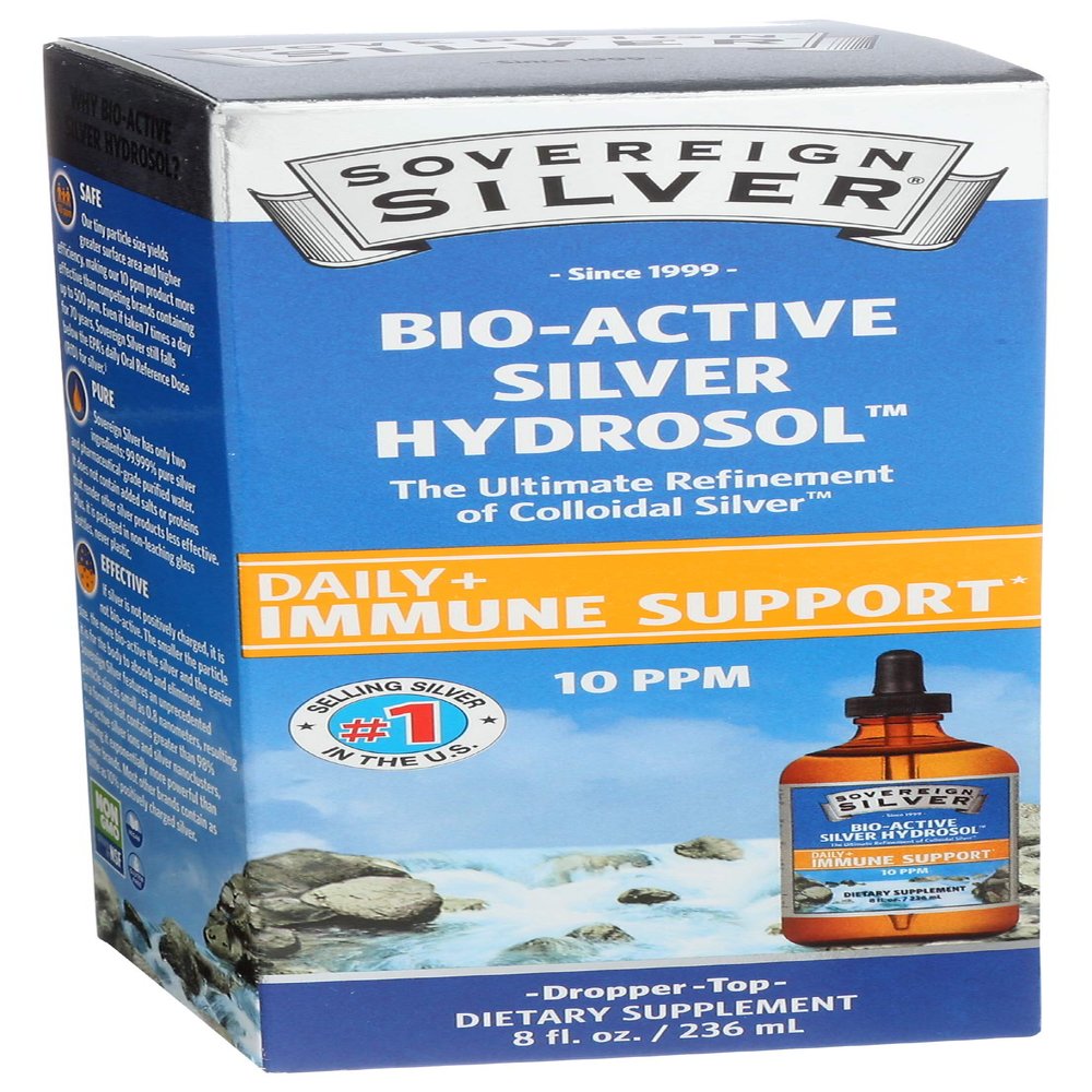 Sovereign Silver Immune Support Dropper Top, 8 FZ