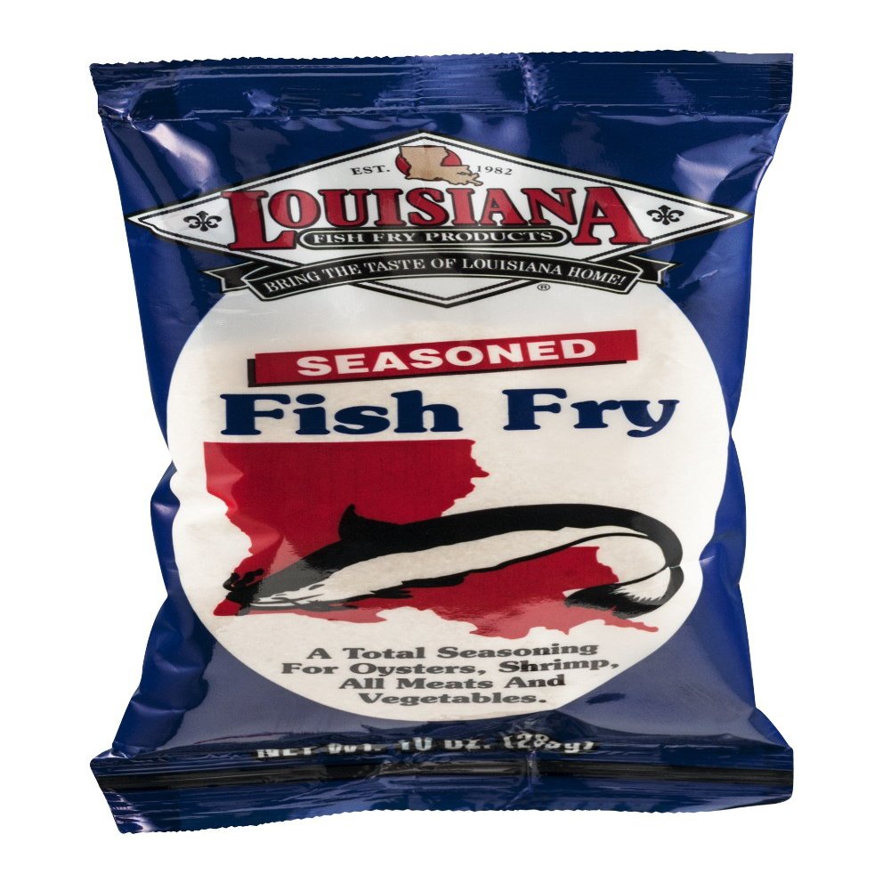 LOUISIANA Seasoned Fish Fry, 10-Ounce (Pack of 12)