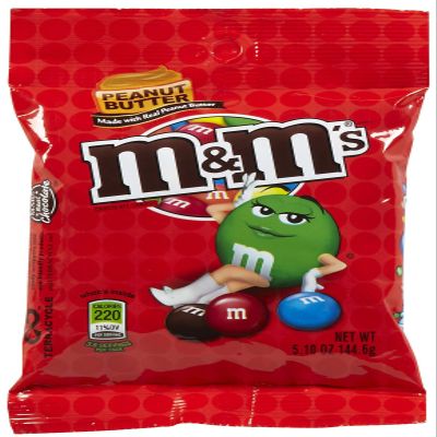 M&M's Peanut Butter Peg Pack - 5.1 oz