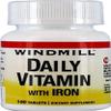 Windmill Daily Vitamin Tablets with Iron 100 Tablets (Pack of 3) view 1