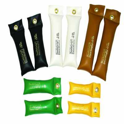 CanDo 10-0383 SoftGrip Hand Weight 10-piece Set, 2 each 1, 2, 3, 4, 5