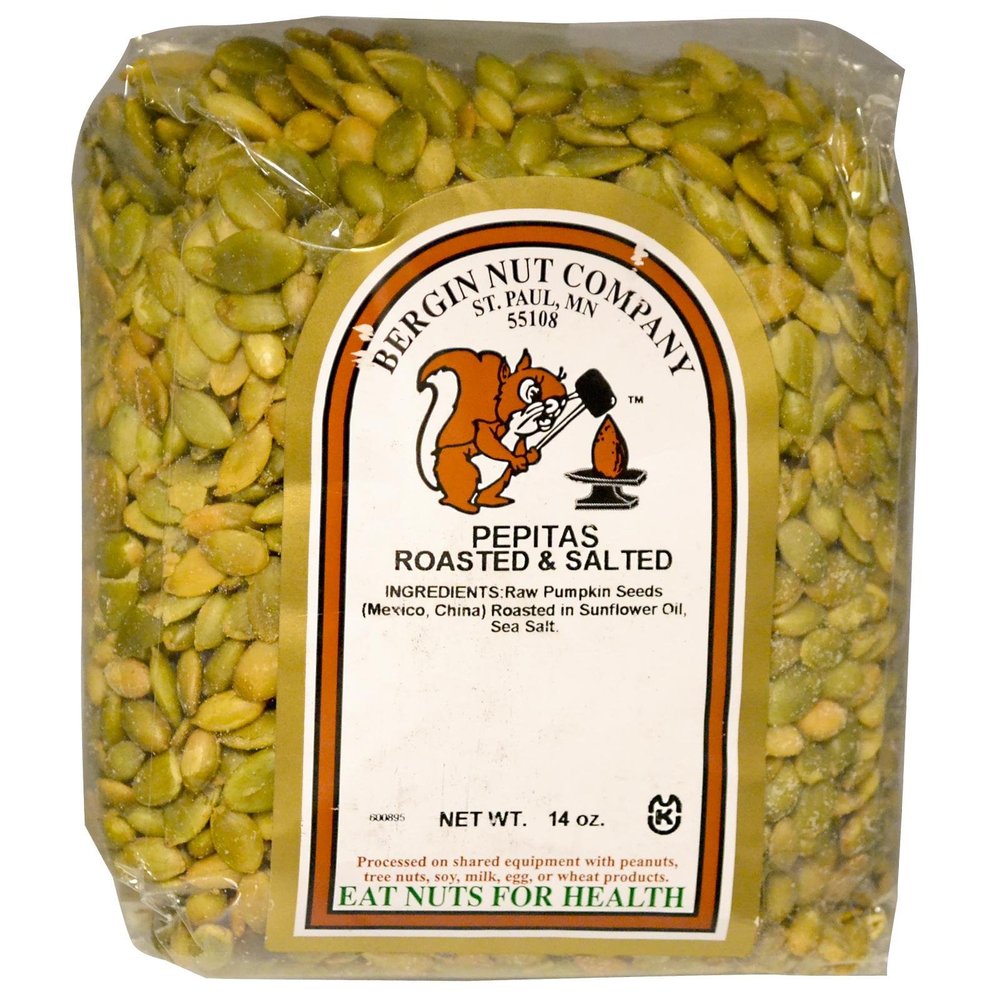 Bergin Fruit and Nut Company Pepitas Roasted & Salted, 14 oz (397 g)