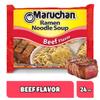 Maruchan Ramen Beef, Instant Ramen Noodles, Ready to Eat Meals, 3 Oz, 24 Count view 3