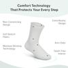 Orthofeet Extra Roomy Non-Binding Non-Constrictive Circulation Seam Free Socks, 3 Pack view 4