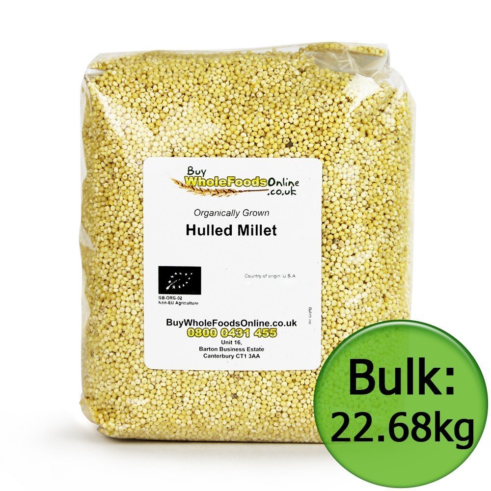 BULK GRAINS Millet Hulled, 50 Pound