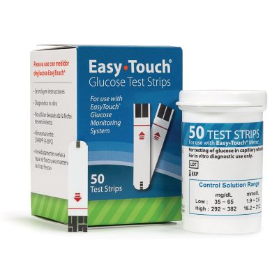 Easy Touch Glucose Test Strips (50ct)