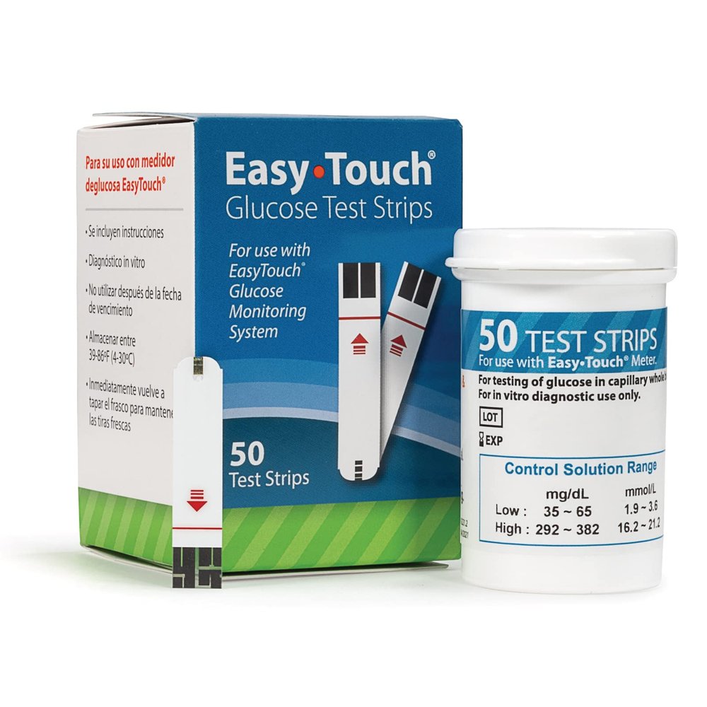 Easy Touch Glucose Test Strips (50ct)