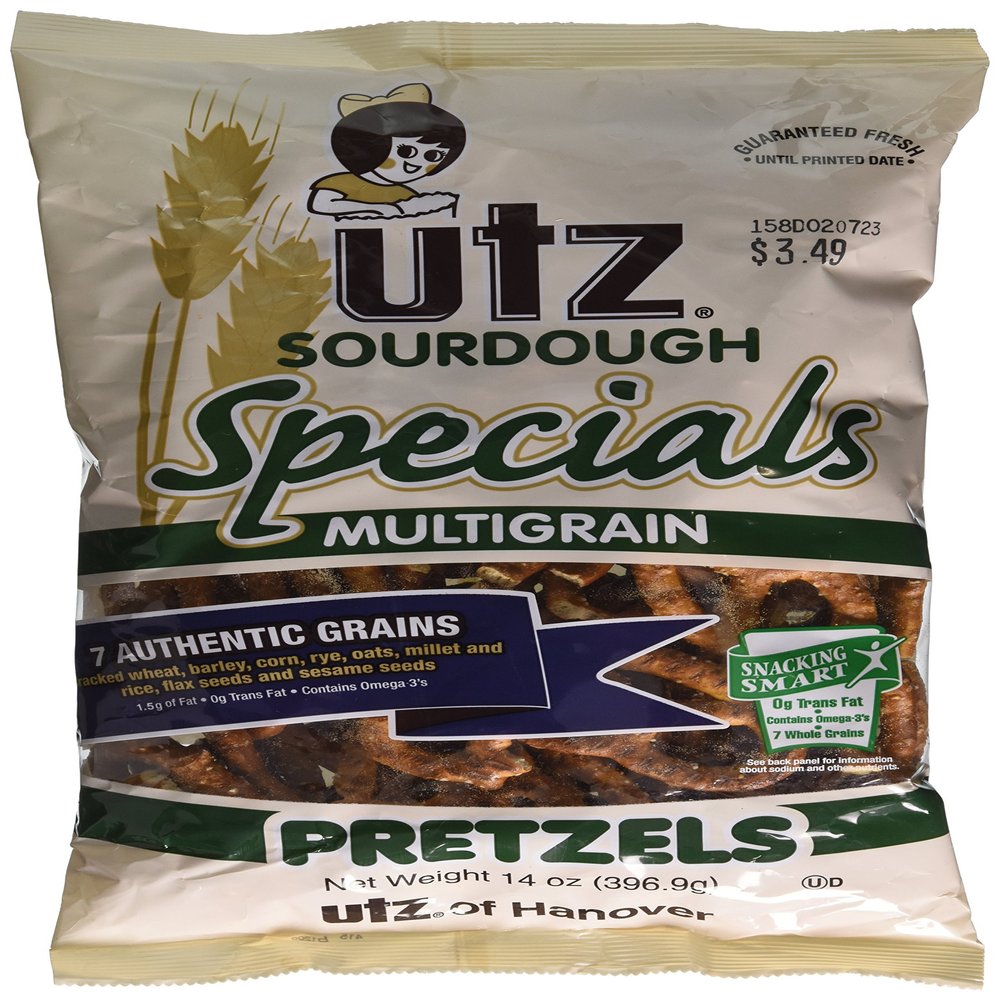 Utz Sourdough Specials Multigrain Pretzels, 14 Ounce