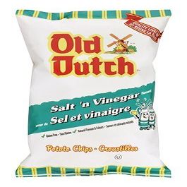 Old Dutch 40pk Salt Vinegar Chips (40g / 1.4oz per pack) (Imported from Canada)