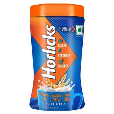 Horlicks Health & Nutrition drink - 200 g Pet Jar (Classic Malt)