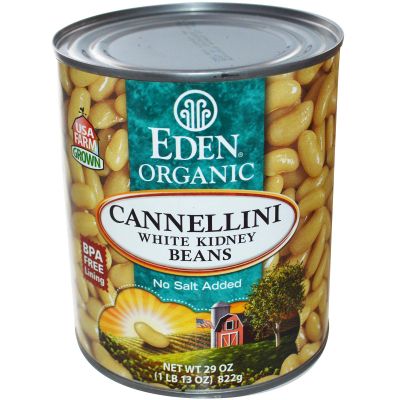 Eden Foods - Organic Cannellini White Kidney Beans - 29 oz.