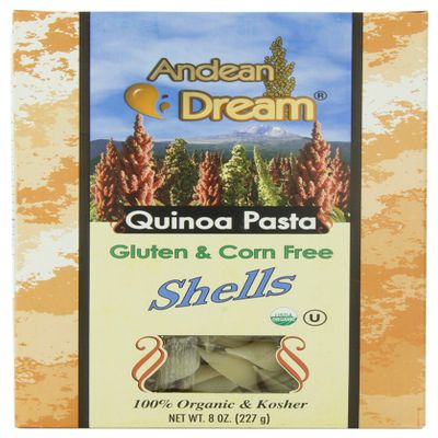 Andean Dream, Shells Quinoa Organic, 8 Ounce