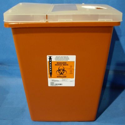 Biohazard/Sharps Containers, 8 Gallon, Case of 10